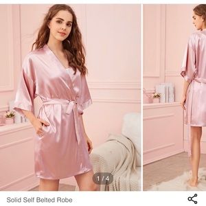 SOLD 6 Dusty Pink Bridesmaid Robes